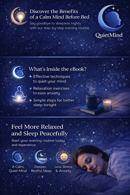 Quiet Mind Co - How to Stop Overthinking at Night